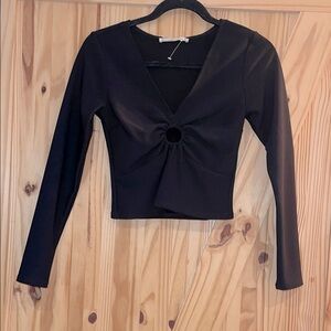 Abercrombie & Fitch NWOT Long Sleeve Crop Top